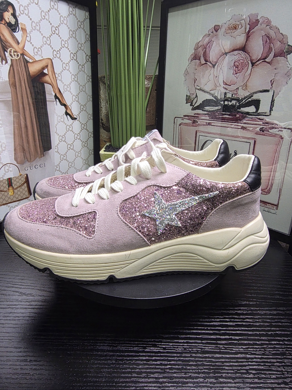 Mi.iM Purple Platform Sneakers - Picture 2 of 6